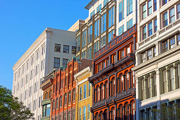 istock US capital business architecture under the evening sun. 539666860