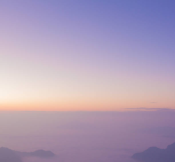 istock pastel color sky blur background mountain view sunrise 539668178