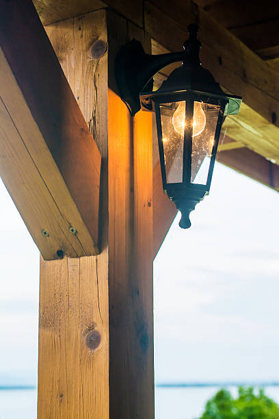 istock The Beautiful lamp post in the evening before sunset. 539668252