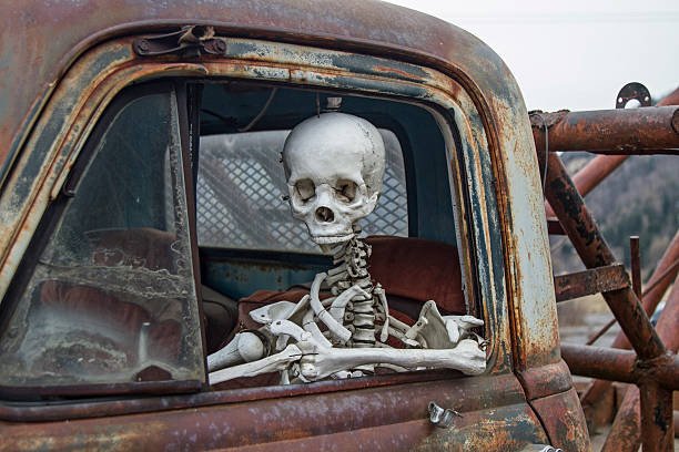 istock The death travels with the car 539671902