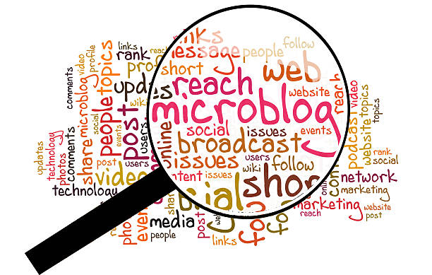 istock Word cloud of microblog 539675020