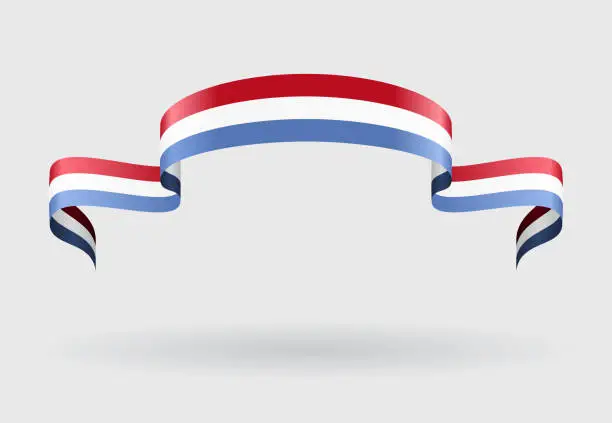 Vector illustration of Luxembourg flag background. Vector illustration.
