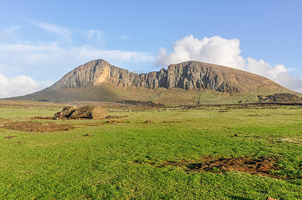 istock View of a Fallen Moai, Easter Island, Chile 539679792