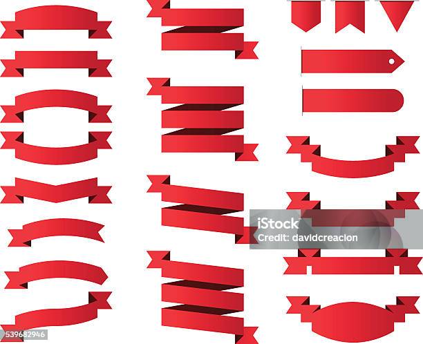 Best High Collection Ribbon Modern High Quality Ribbons On White Background Stock Illustration ...