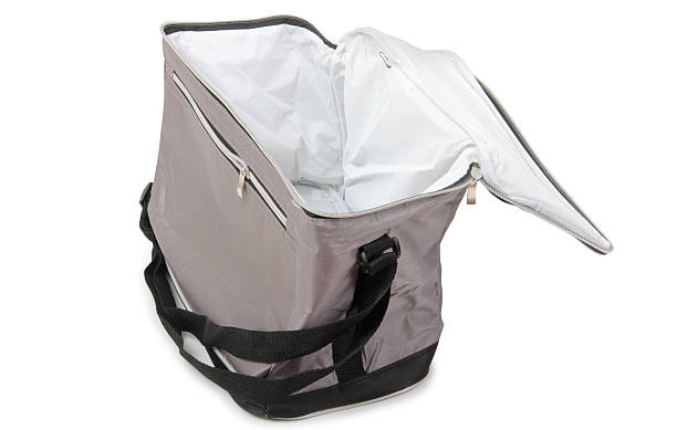 istock Sport travel bag on white 539684216