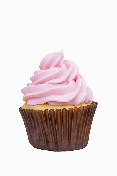istock Cup cake on isolated white background. - Shallow of focus 539688168