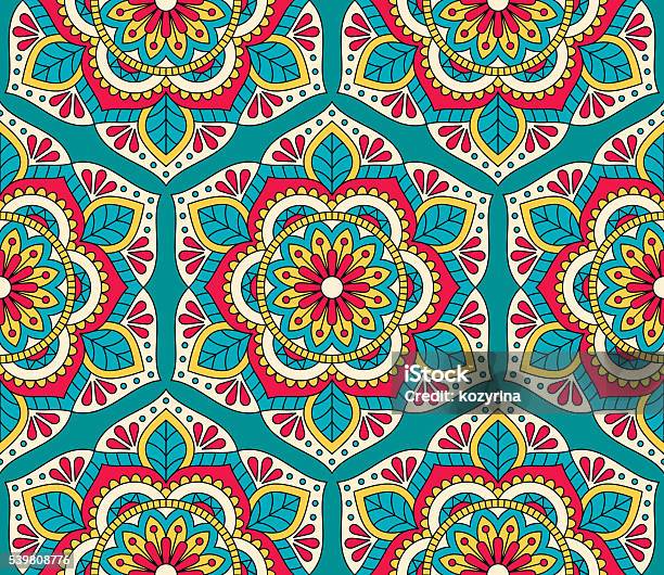 Seamless Oriental Pattern Stock Illustration - Download Image Now - Abstract, Backgrounds, Book