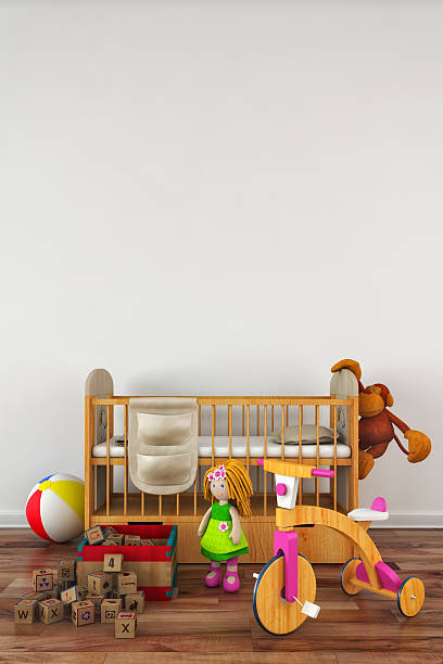 istock Children room with toys 539808852