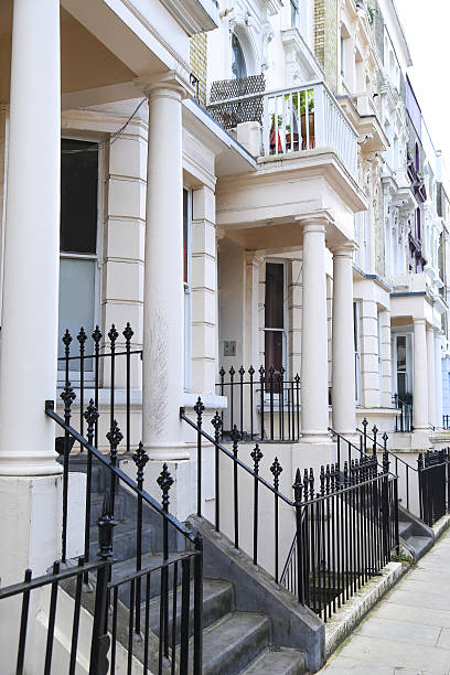 istock facade,  English House, front door 539809588