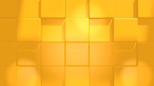 istock abstract image of cubes background in yellow toned 539810552