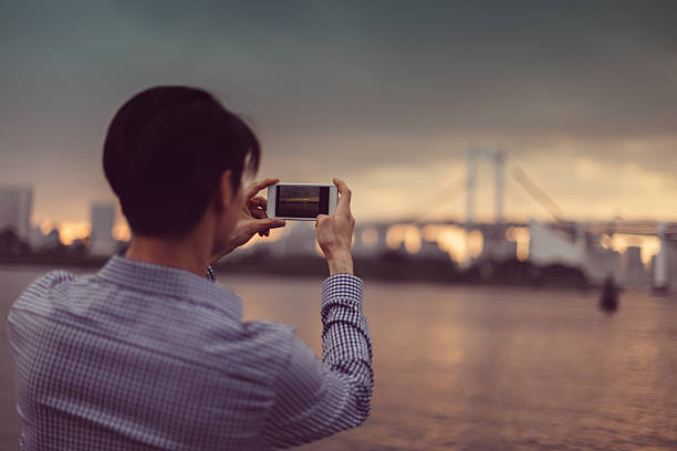istock Man on a vacation in Japan 539811576