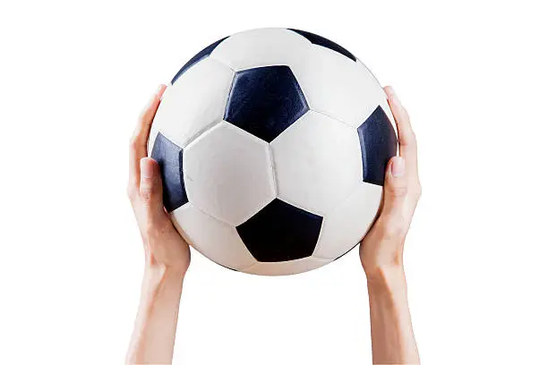 Photo of Soccer ball in hands
