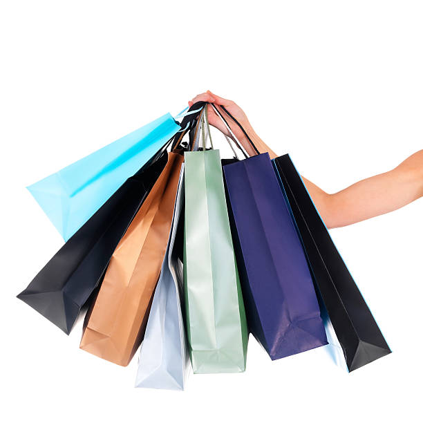 istock Bags of bargain buys 539812348