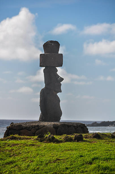 istock Lonely moai, Ahu Tahai, Easter Island, Chile 539815258