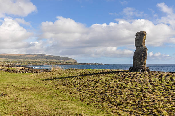 istock Lonely moai, Ahu Tahai, Easter Island, Chile 539815280