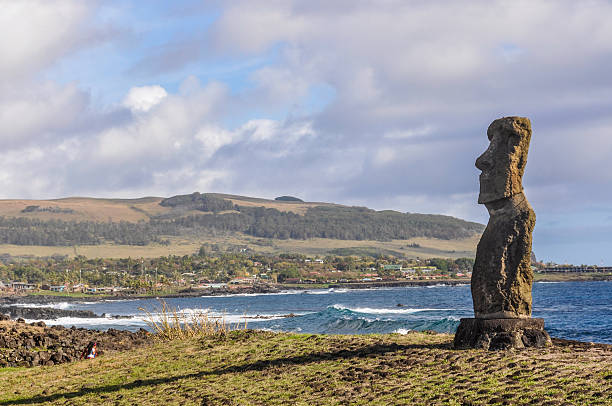 istock Lonely moai, Ahu Tahai, Easter Island, Chile 539815290