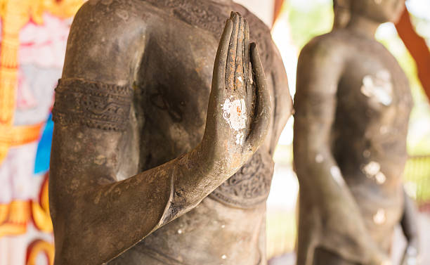 istock Traditional Thai statuette outdoors 539818352