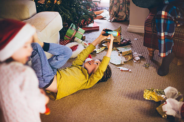 istock Playing With His New Toy on Christmas Morning 539820412