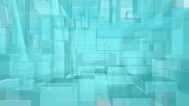 istock abstract image of cubes background in blue toned 539824226