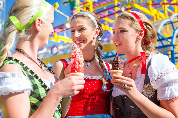 istock Friends eating soft ice at Beer Fest 539829110