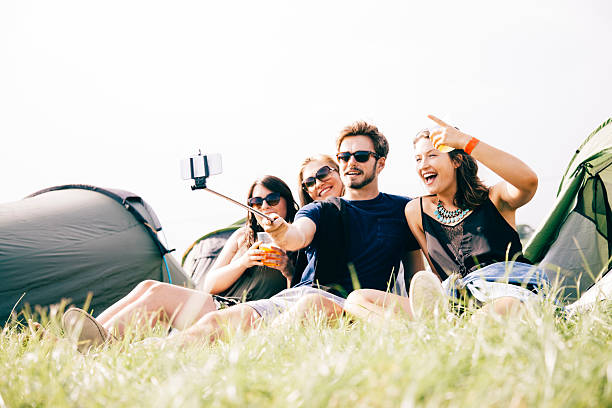 istock Festival friends selfie 539829972