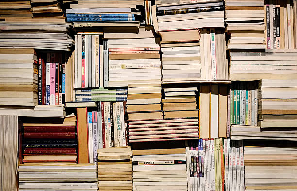 istock Bookshelf full of books 539830252