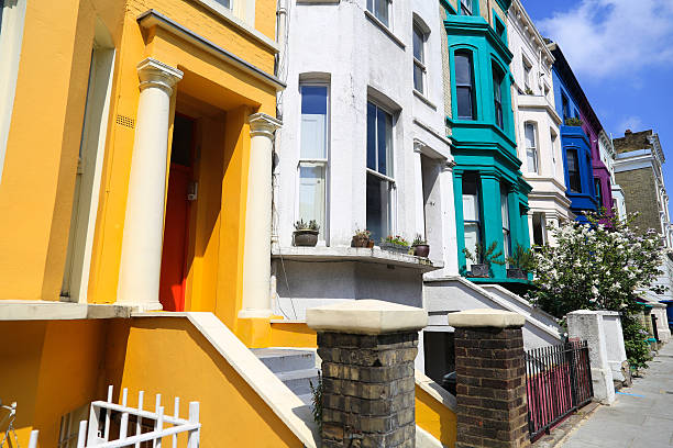 istock English House, Variegated, front door, 539831380