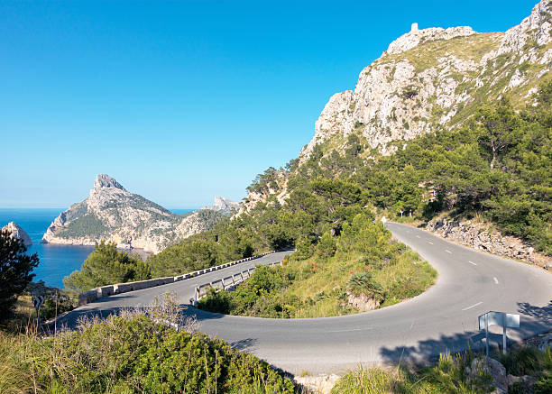 istock Hairpin bend on the Formentor Peninsula, Mallorca 539832372