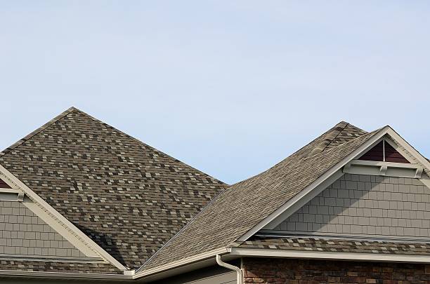 istock Asphalt Shingles on a Hip Roof 539833130