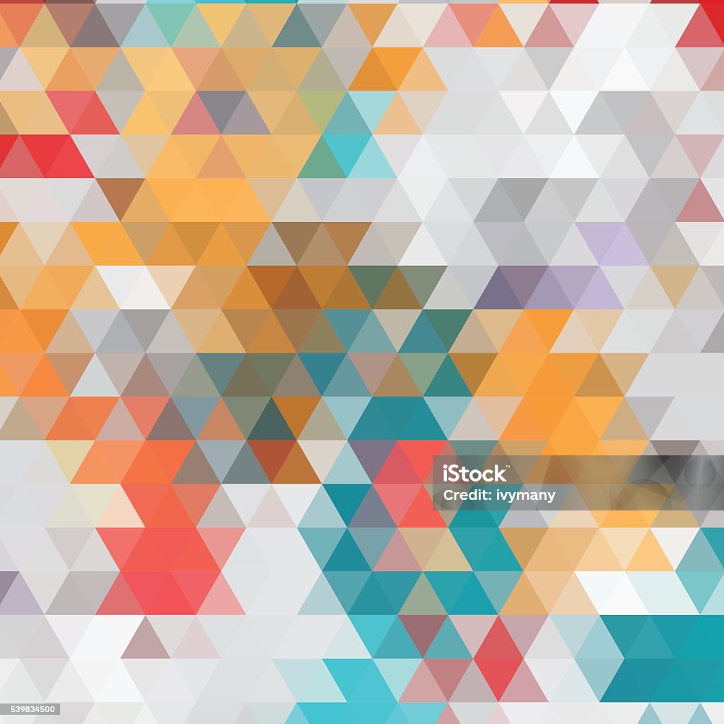 Abstract Color Triangle Pattern Background Stock Illustration ...