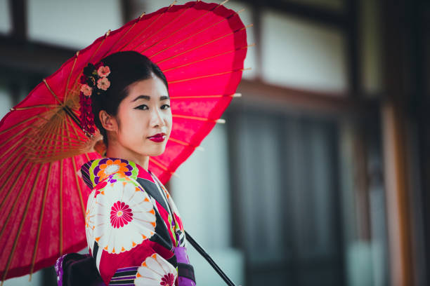 istock Japanese Girl in Kimono 539834536