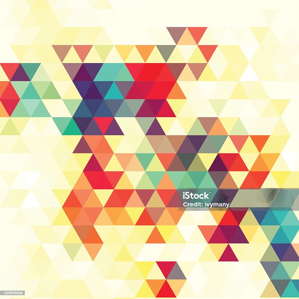 Abstract Color Triangle Pattern Background Stock Illustration ...