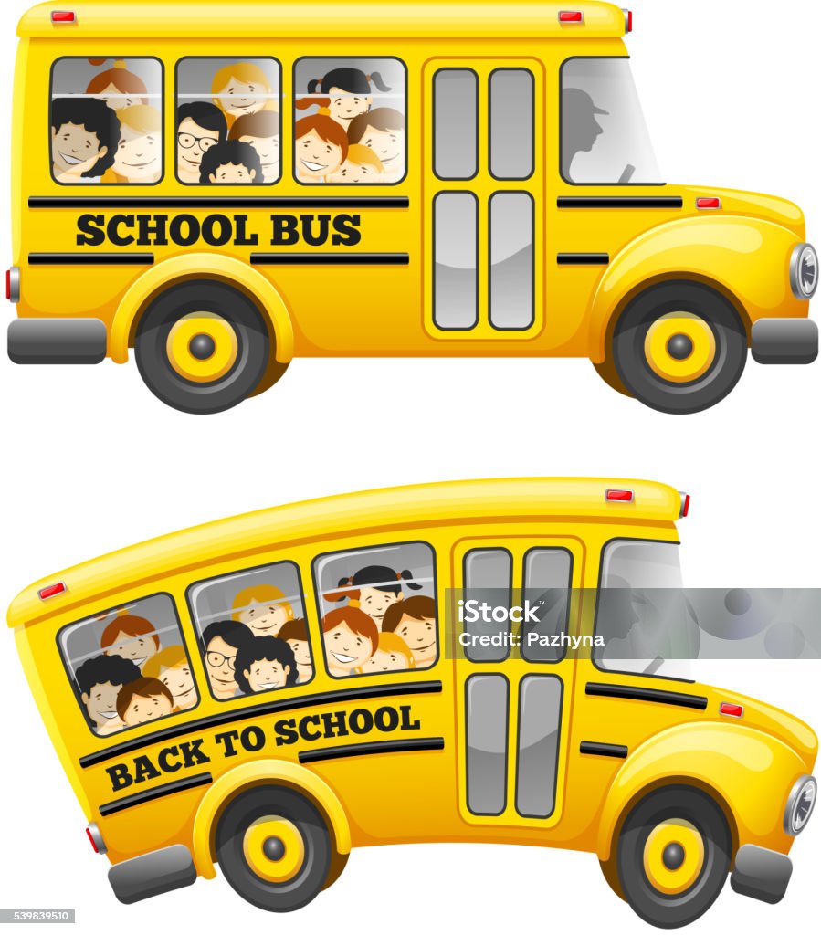 School Bus Stock Illustration - Download Image Now - School Bus, Bus, Back  to School - iStock