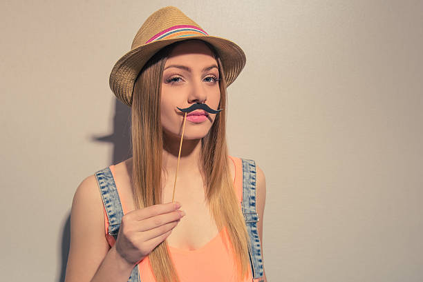 istock Funny summer girl 539846394