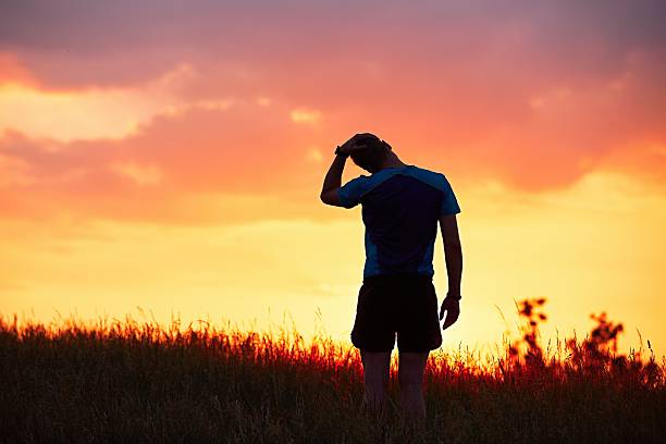 istock Silhouette of runner 539847424