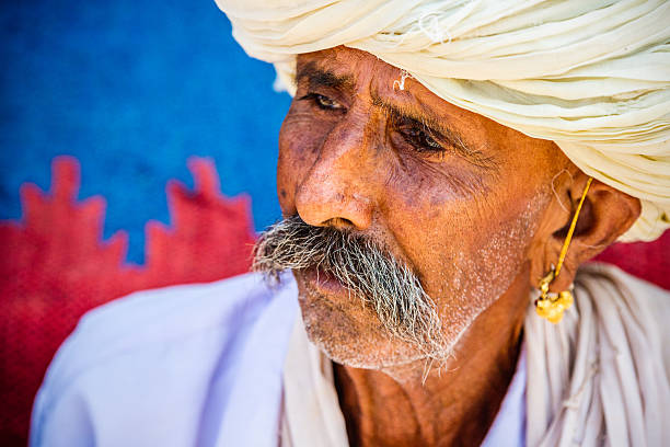 istock Old Indian man portrait 539850620