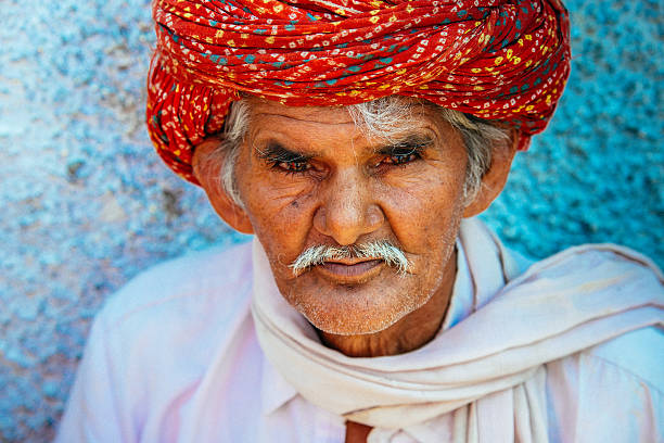 istock Old Indian man portrait 539850820