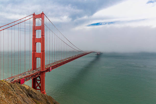 istock Golden Gate Bridge with low fog, San Francisco 539851796