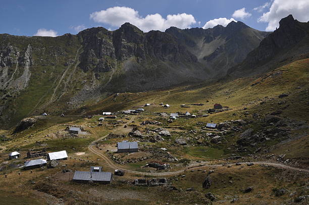 istock Settlement in Albanian Alps 539855640