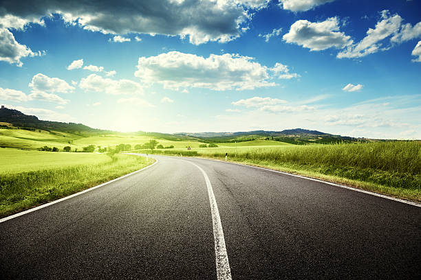 istock asphalt road in Tuscany, Italy 539856106