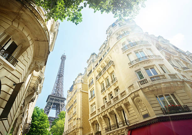 istock building in Paris near Eiffel Tower 539943552