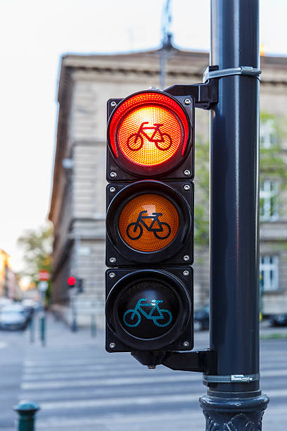 istock Traffic lights for cyclists in Budapest 539943570