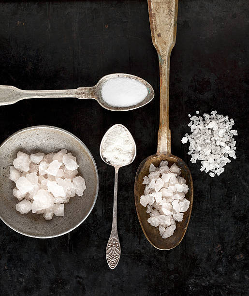 vintage spoons of salt