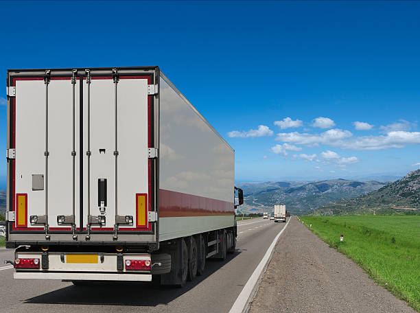 istock Container on the big highway.transport loads 539946022