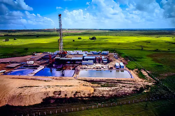 Photo of Drilling Rig- Aerial View