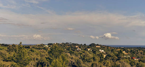 istock Houses on hill near coast. Mallorca. Spain. 539953718