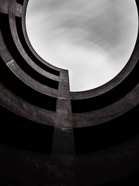 istock Artistic Image of Circular Parking Ramp 539956814