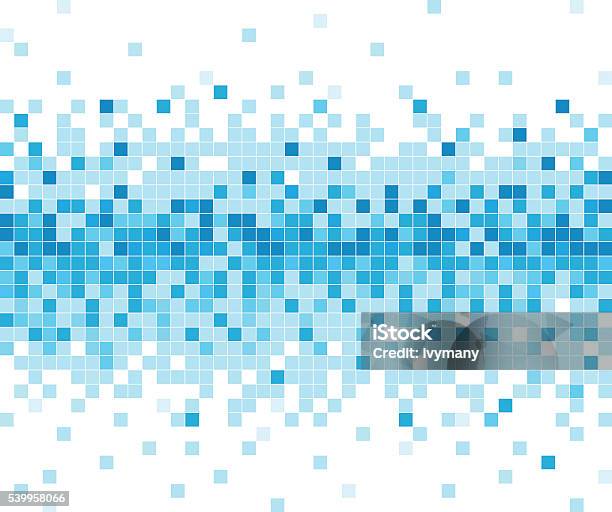 Abstract Blue Check Technology Pattern Background Stock Illustration ...