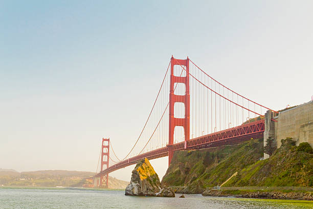 puente golden gate  - gold gate bridge san francisco county fotografías e imágenes de stock