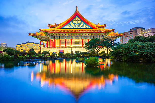 istock night scene of Taipei 539963434